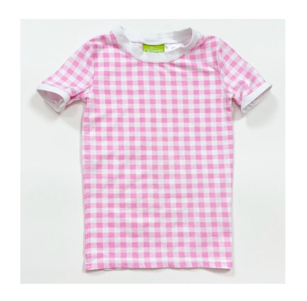 Classic Whimsy Gingham Pajama Top